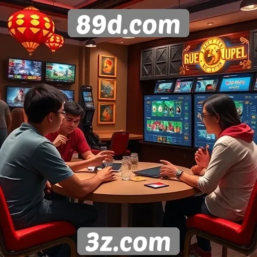 Acessibilidade e navegação no site de jogos 89d.com