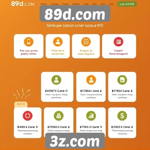 Visão geral das principais funcionalidades do 89d.com